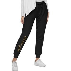 Gilmore Girls Logo Jogger Black Sweatpants, Size Small
